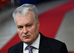 Litva Prezidenti 20 Yanvar faciəsi qurbanlarını yad edib - <span class="color_red">FOTO</span>