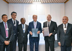 İlham Əliyev Davosda “BlackRock”un baş icraçı direktoru və “Global Infrastructure Partners” şirkətinin təsisçisi, sədri və baş icraçı direktoru ilə görüşüb - <span class="color_red">FOTO</span>