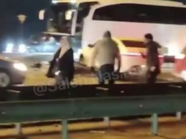 Yeni Yasamalda zəncirvari qəza: Yol buz bağlayıb - <span class="color_red">VİDEO</span>