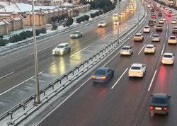 Aeroport yolu buz bağladı