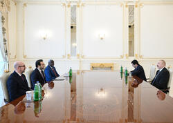 Prezident İlham Əliyev “Zayed İnsan Qardaşlığı Mükafatı” ilə bağlı nümayəndə heyətini qəbul edib - FOTO