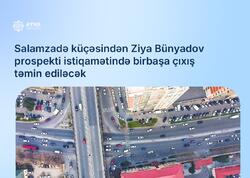 Daha Tbilisi prospektindən geriyə dönməyə ehtiyac qalmayacaq