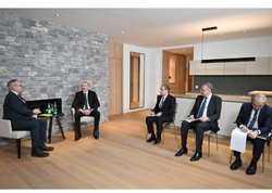 Prezident Davosda “Dell Technologies” şirkətinin Avropa, Yaxın Şərq və Afrika üzrə prezidenti ilə görüşüb - FOTO