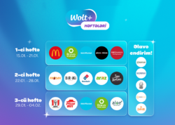 Wolt Azərbaycanda Wolt+ Həftələri kampaniyasını start verir və üzvlərə xüsusi endirimlər və təkliflər təqdim edir