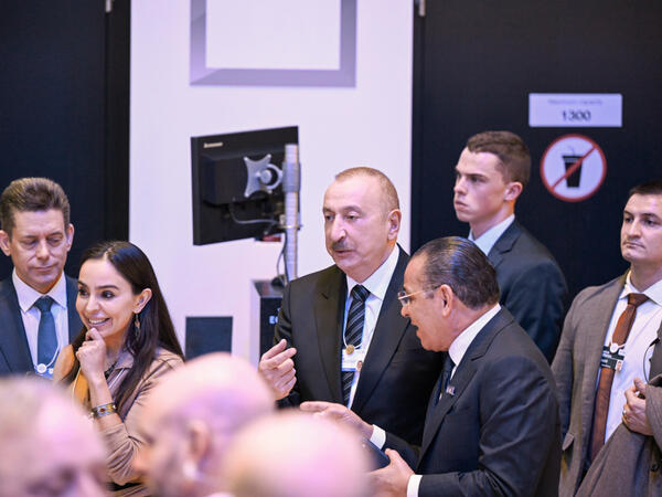 İlham Əliyev Ümumdünya İqtisadi Forumu çərçivəsində panel iclasda iştirak edib - <span class="color_red">FOTO</span>