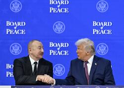 Davosda İlham Əliyevlə Donald Tramp arasında səmimi dialoq - <span class="color_red">VİDEO</span>