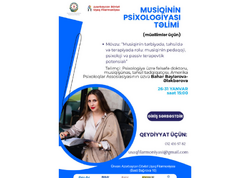 Azərbaycan Dövlət Uşaq Filarmoniyası ilk dəfə olaraq musiqi psixologiyası üzrə təlimlərə start verir!