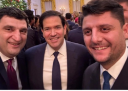 Gürcüstan şirkətlərinin baş direktorları Ağ Evdə keçirilən Milad şənliyində iştirak ediblər