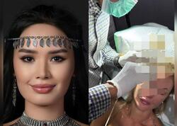 Qazaxıstanlı model rus bloqeri amansızcasına döydü - <span class="color_red">FOTO</span>