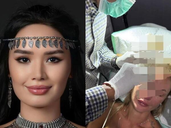 Qazaxıstanlı model rus bloqeri amansızcasına döydü - <span class="color_red">FOTO</span>