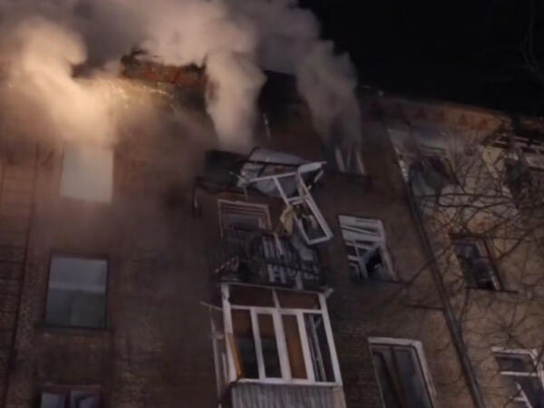 Rusiya Xarkova "Şahed"lərlə hücum etdi - 19 nəfər yaralanıb