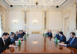 İlham Əliyev Gideon Saarı qəbul edib - FOTO