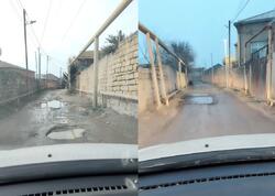 Bu yola girən avtomobillər sıradan çıxır