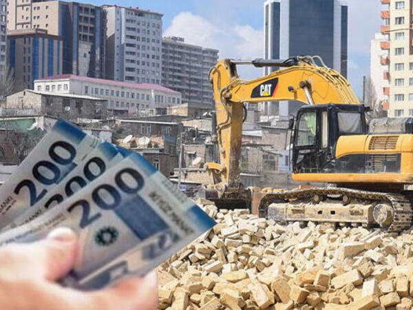 Həmin ərazidə söküntü başlayır - Kvadratına 2500 manat