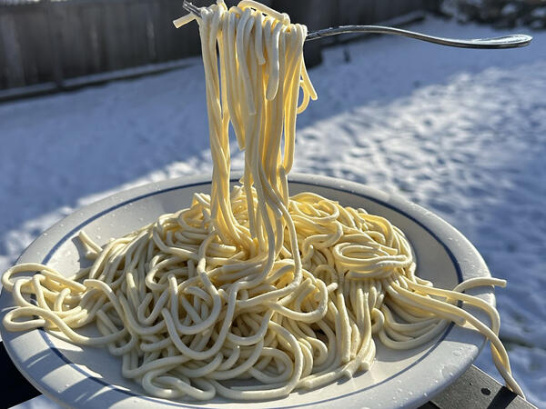 ABŞ-də -42°C: Meteoroloq spagetti ilə eksperiment etdi - <span class="color_red">FOTO</span>