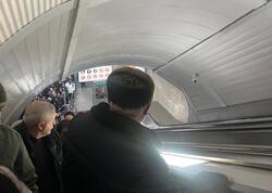 Bakı metrosunda təhlükəli anlar yaşanıb: Eskalator dayandı