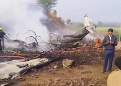 Hindistanda təyyarə qəzası: Ölənlər arasında nazir müavini də var - <span class="color_red">FOTO</span>