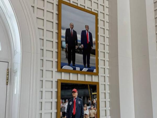 Ağ Evə Putinlə şəklini asdı - <span class="color_red">FOTO</span>