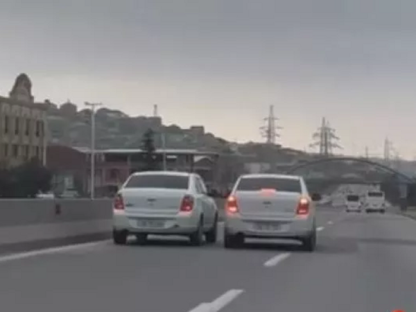 Bakı-Şamaxı yolunda yarışa çıxan sürücülər saxlanıldı - <span class="color_red">VİDEO</span>