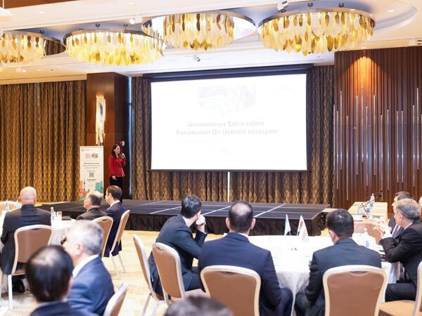 WUF13-ə hazırlıq çərçivəsində dövlət qurumları üçün dayanıqlılıq üzrə sessiya keçirildi - <span class="color_red">FOTO</span>