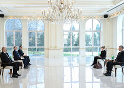 Prezident Norveçin ölkəmizdə yeni təyin olunmuş səfirinin etimadnaməsini qəbul edib - FOTO