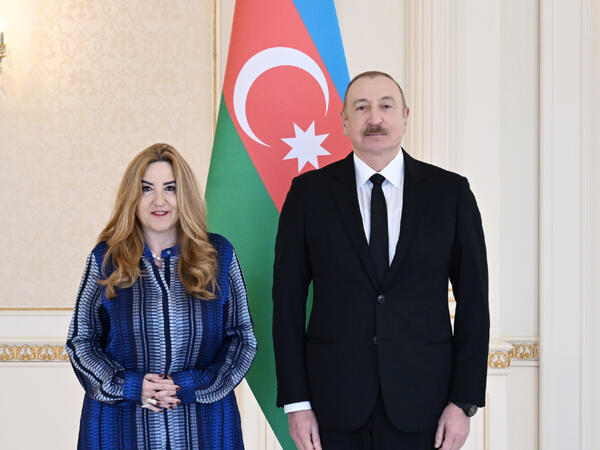 Prezident Yunanıstanın ölkəmizdə yeni təyin olunmuş səfirinin etimadnaməsini qəbul edib - FOTO