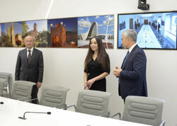 Leyla Əliyeva BMT-nin Cenevrə ofisində “Azərbaycan otağı” ilə tanış olub - <span class="color_red">FOTO</span>