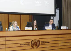 Leyla Əliyevanın iştirakı ilə Cenevrədə Xəzər dənizinin ekoloji problemləri müzakirə olunub - <span class="color_red">FOTO</span>