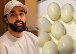 Hər səhər 10 yumurta yeyir - <span class="color_red">FOTO</span>