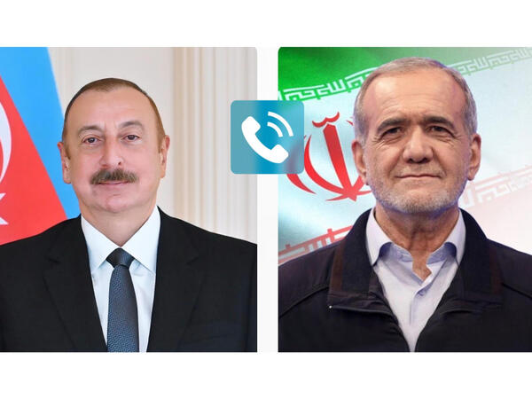 İlham Əliyev Məsud Pezeşkiana zəng edib