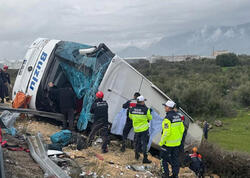 Türkiyədə sərnişin avtobusu qəza etdi - 8 ölü, 26 yaralı