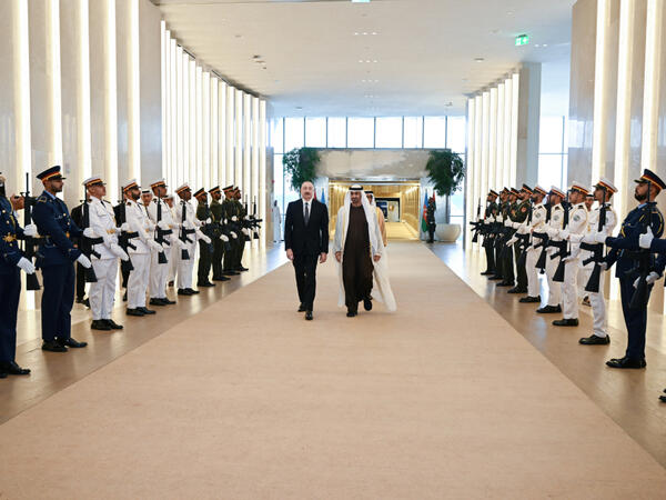 Prezident İlham Əliyev Birləşmiş Ərəb Əmirliklərinə səfərə gəlib - <span class="color_red">FOTO</span>