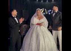 Gəlin ərəbcə mahnı oxudu - Gündəm oldu - <span class="color_red">VİDEO</span>