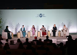 Leyla Əliyeva Əbu-Dabidə "İnsan Qardaşlığı Məclisi" tədbirində iştirak edib - <span class="color_red">FOTO</span>