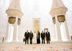 Leyla Əliyeva Əbu-Dabidə Şeyx Zayed məscidini ziyarət edib -