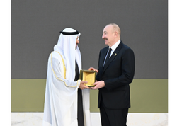 İlham Əliyevə Əbu-Dabidə “Zayed İnsan Qardaşlığı Mükafatı” təqdim olunub - <span class="color_red">VİDEO - FOTO</span>