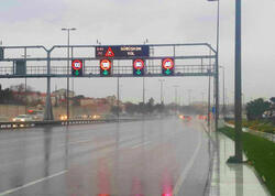 Bu yolda sürət həddi endirildi