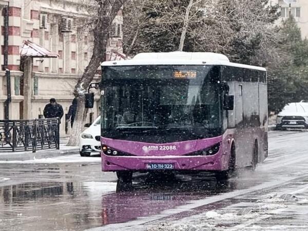 Hava şəraiti ilə əlaqədar avtobusların hərəkətində gecikmələr var? - <span class="color_red"> AÇIQLAMA</span>