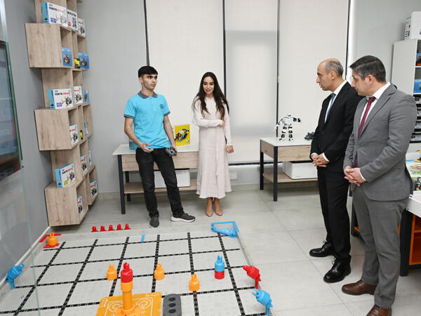 Leyla Əliyeva və Alena Əliyeva Gəncədə STEAM mərkəzində və 37 nömrəli tam orta məktəbdə olublar - <span class="color_red">FOTO</span>