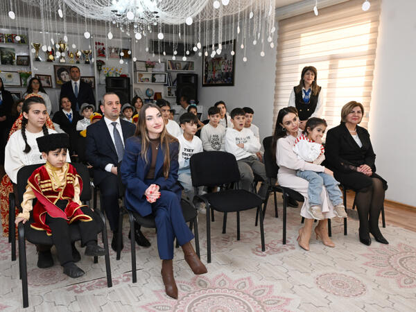 Leyla Əliyeva və Alena Əliyeva Gəncədə uşaq evində olublar - <span class="color_red">FOTO</span>