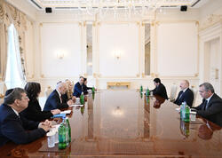 Prezident İlham Əliyev ABŞ-ın Əsas Amerika Yəhudi Təşkilatlarının Prezidentləri Konfransının nümayəndə heyətini qəbul edib - <span class="color_red">FOTO</span>