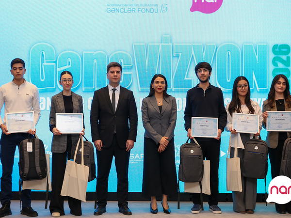 “Nar”ın tərəfdaşlığı ilə “GəncVİZYON” ideyatonu uğurla başa çatıb - <span class="color_red">FOTO</span>