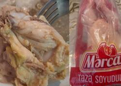 Toyuq əti qaynayarkən yaşıllaşdı: “Mərcan” broylerlə bağlı iddia - <span class="color_red">VİDEO</span>