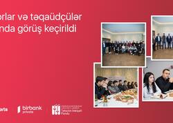 “Qırmızı Ürəklər” Təhsil Təqaüd Proqramının qalibləri donorlarla görüşüb