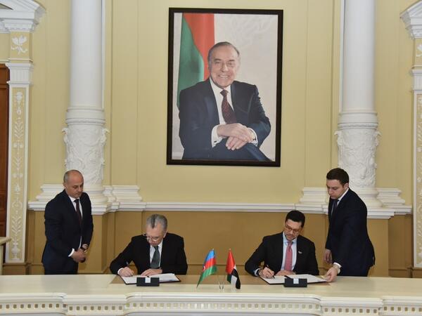 Bakı və Əbu-Dabi arasında Anlaşma Memorandumu imzalanıb - <span class="color_red">FOTO</span>