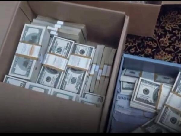 Ramiz Mehdiyevin evindən çıxan milyonlar - <span class="color_red">VİDEO</span>