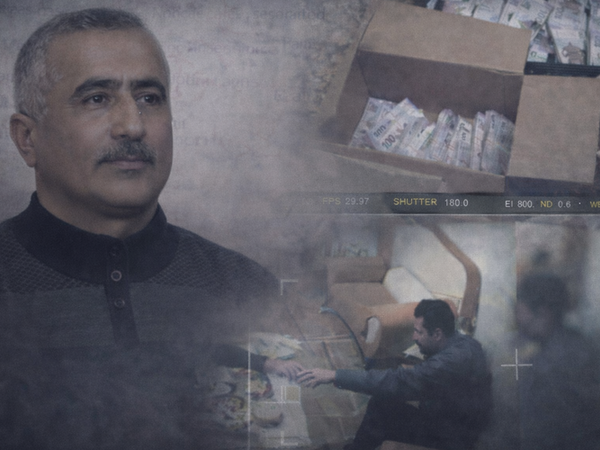 Fuad Qəhrəmanlının pul almasının görüntüləri... - <span class="color_red">VİDEO</span>