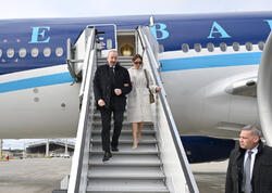 Prezident İlham Əliyev Almaniyaya səfərə gedib - FOTO