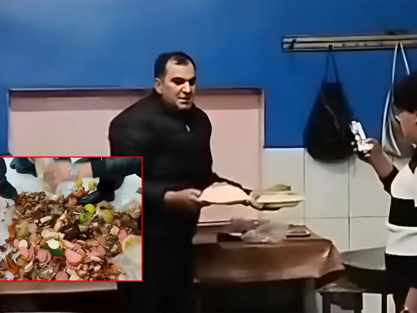 Restoran rəhbərliyi toydan qalan yeməkləri gizlətdi - İDDİA - <span class="color_red">VİDEO</span>