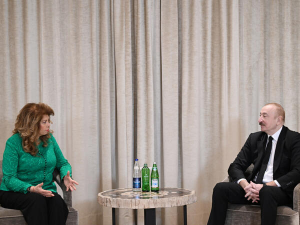 Prezident İlham Əliyev Münxendə Bolqarıstan Prezidenti ilə görüşüb - FOTO